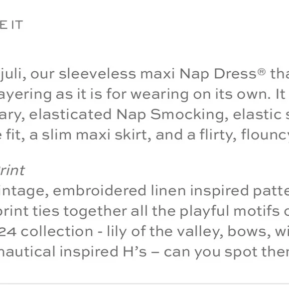 Hill House Anjuli Nap Dress - Picture 4 of 4